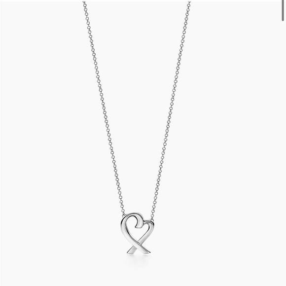 Tiffany & Co. Jewelry - Tiffany & Co Paloma Picasso Loving Silver Heart Necklace